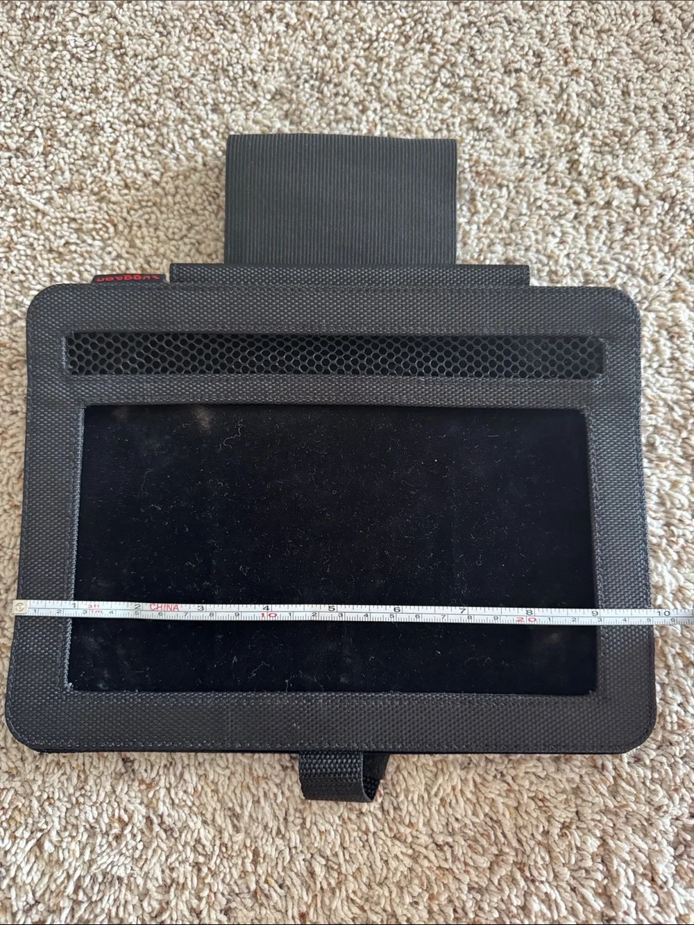 Black Tablet headrest mount Case